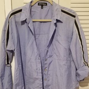 Blue Buttoned Shirt